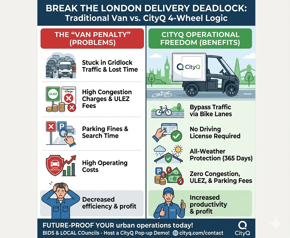 Cargo eBike for business London 
