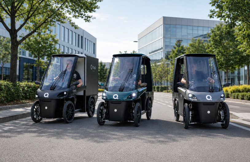 Three cargo eBikes used as tax-deductible business vehicles