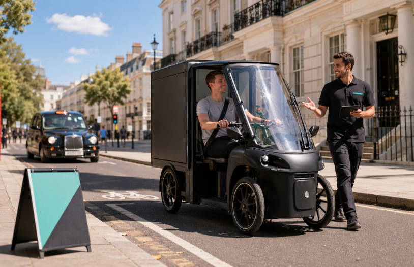 CityQ ride sunny London